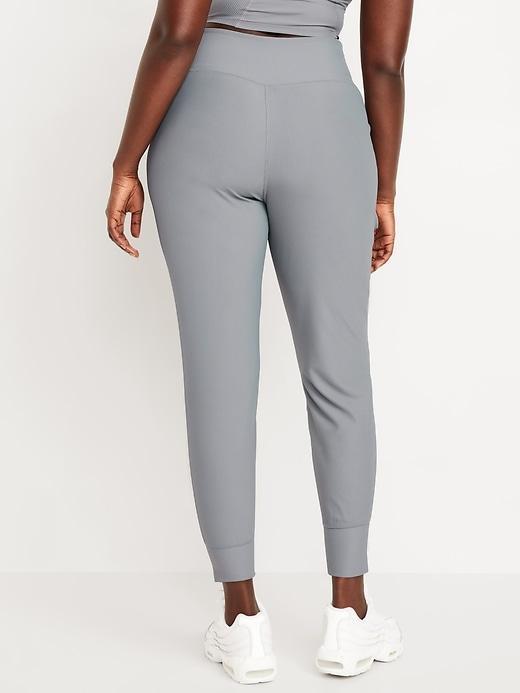 High-Waisted PowerSoft Rib 7/8 Joggers Product Image