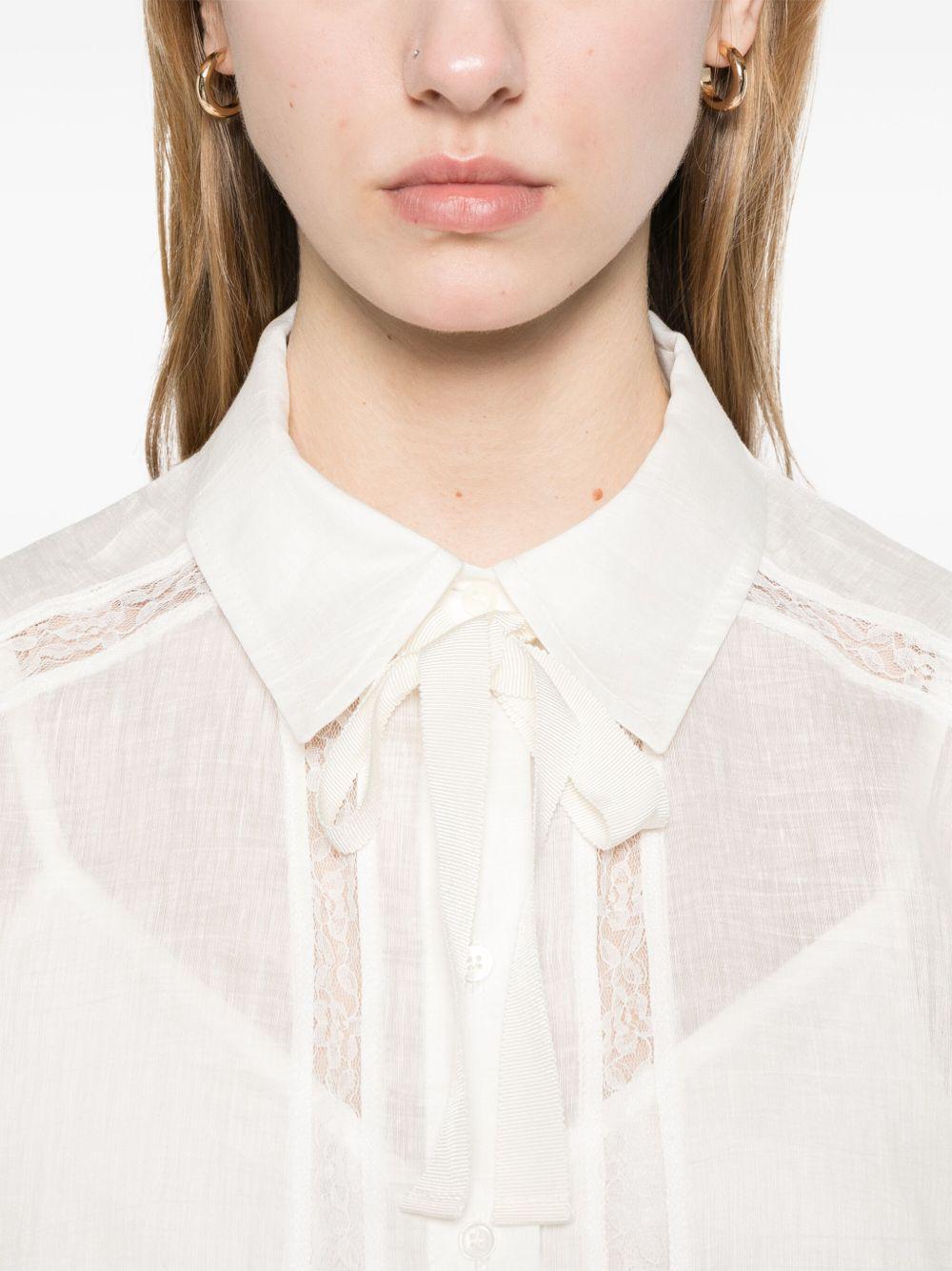 lace-detail mini dress Product Image