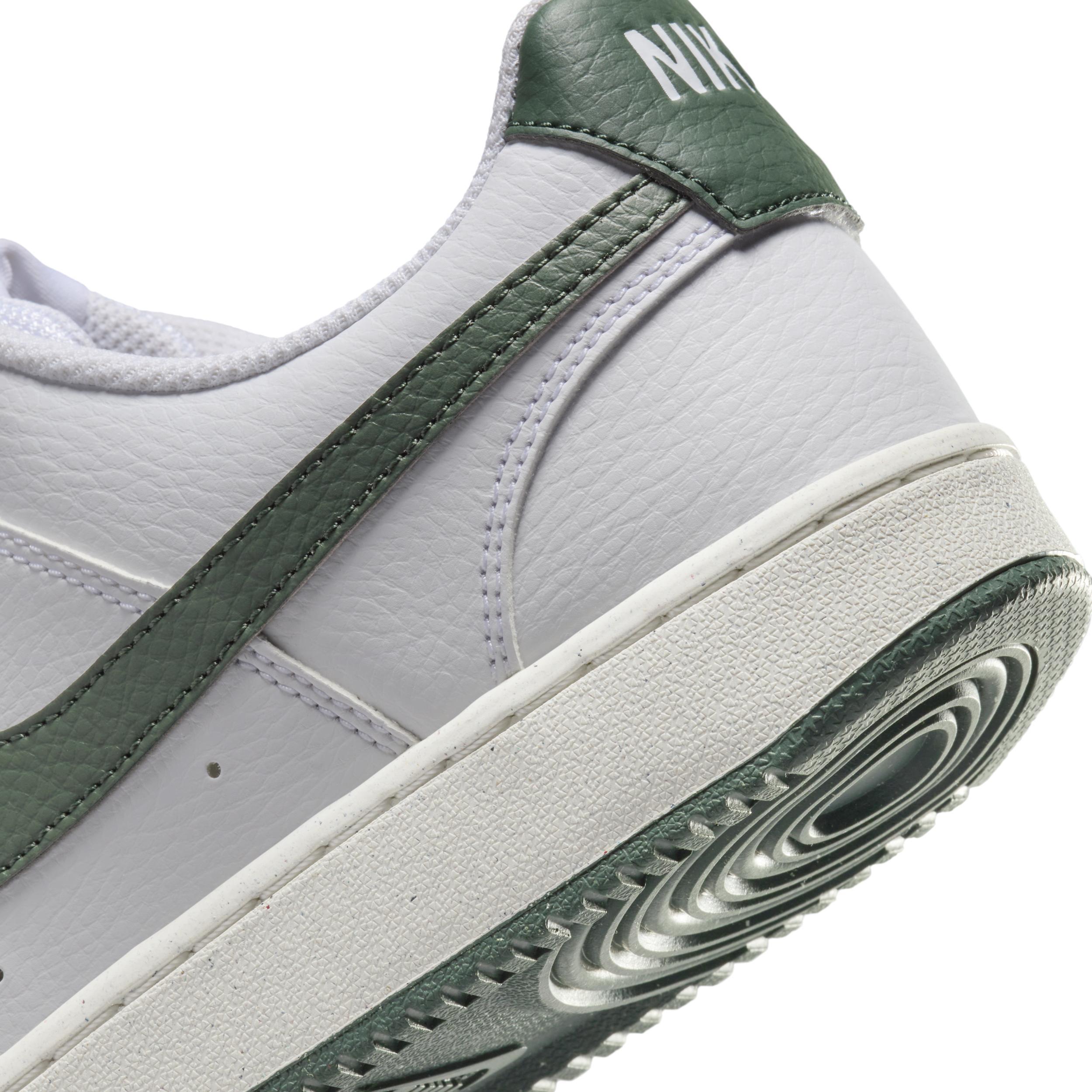 Nike Court Vision Next Nature Women's Low-Top Shoes, Size: 9.5, White Vintage Green Product Image