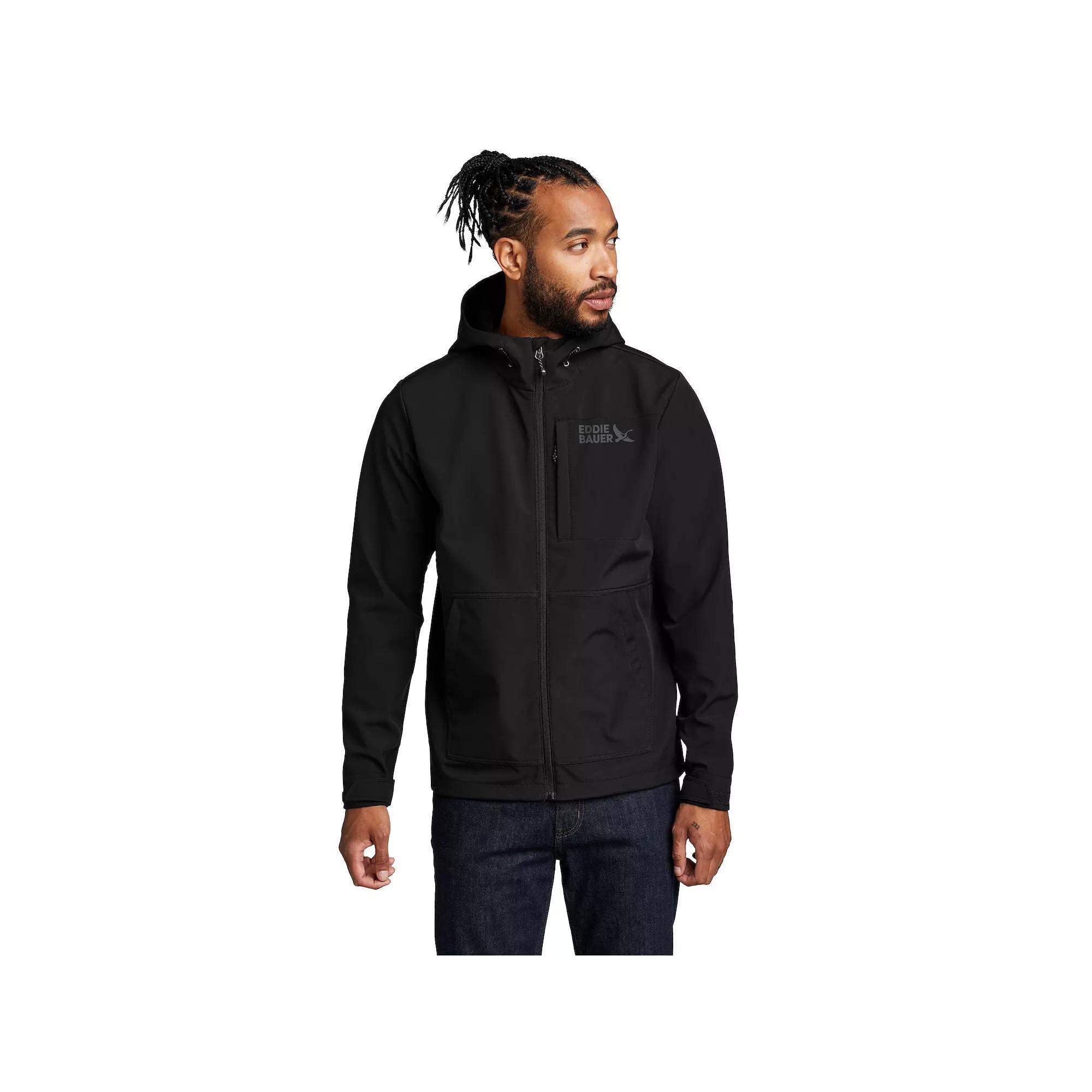 Men's Eddie Bauer Point Vista Hooded Jacket, Size: Medium, Black Product Image