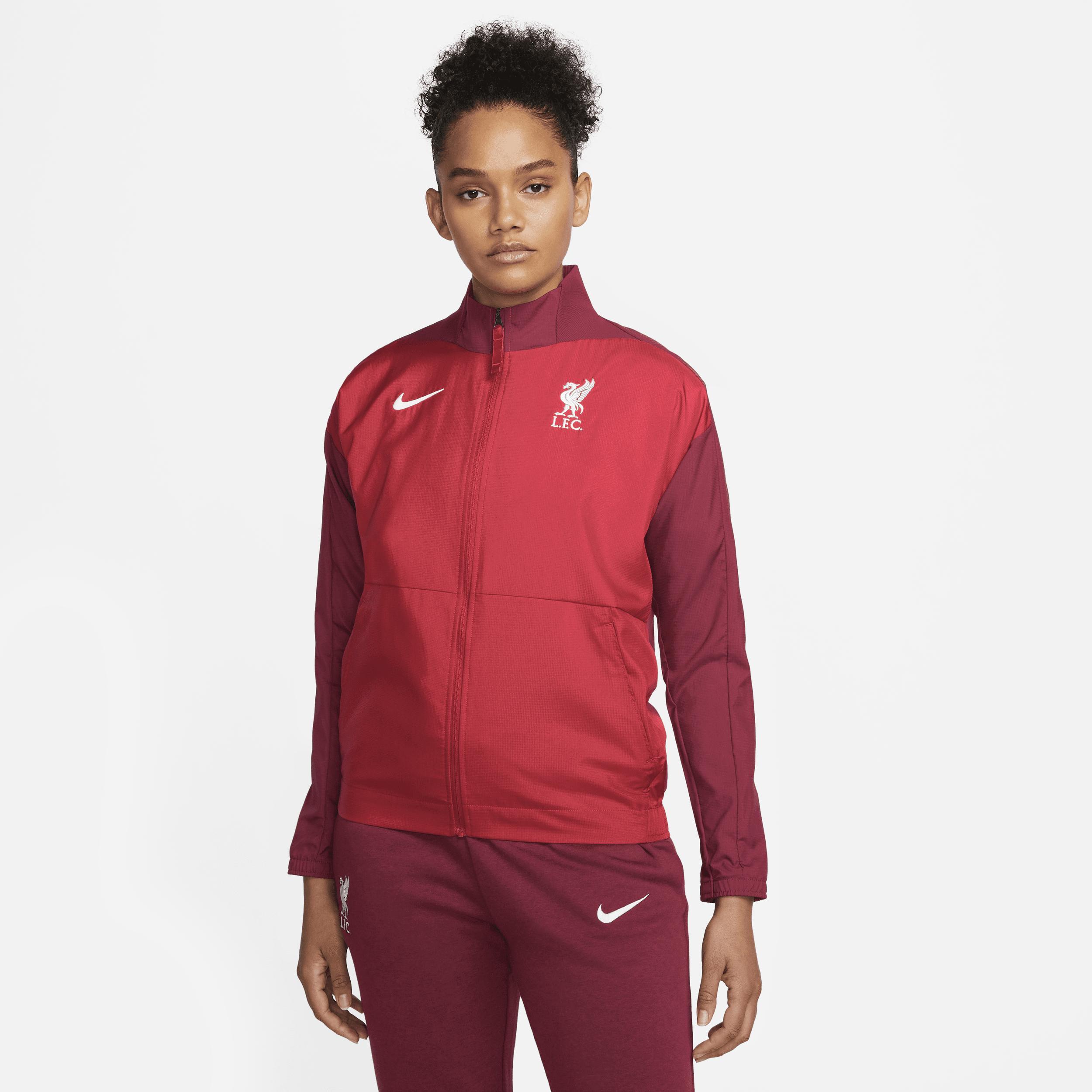 Womens Nike Red Liverpool Anthem Raglan Performance Full-Zip Jacket Product Image