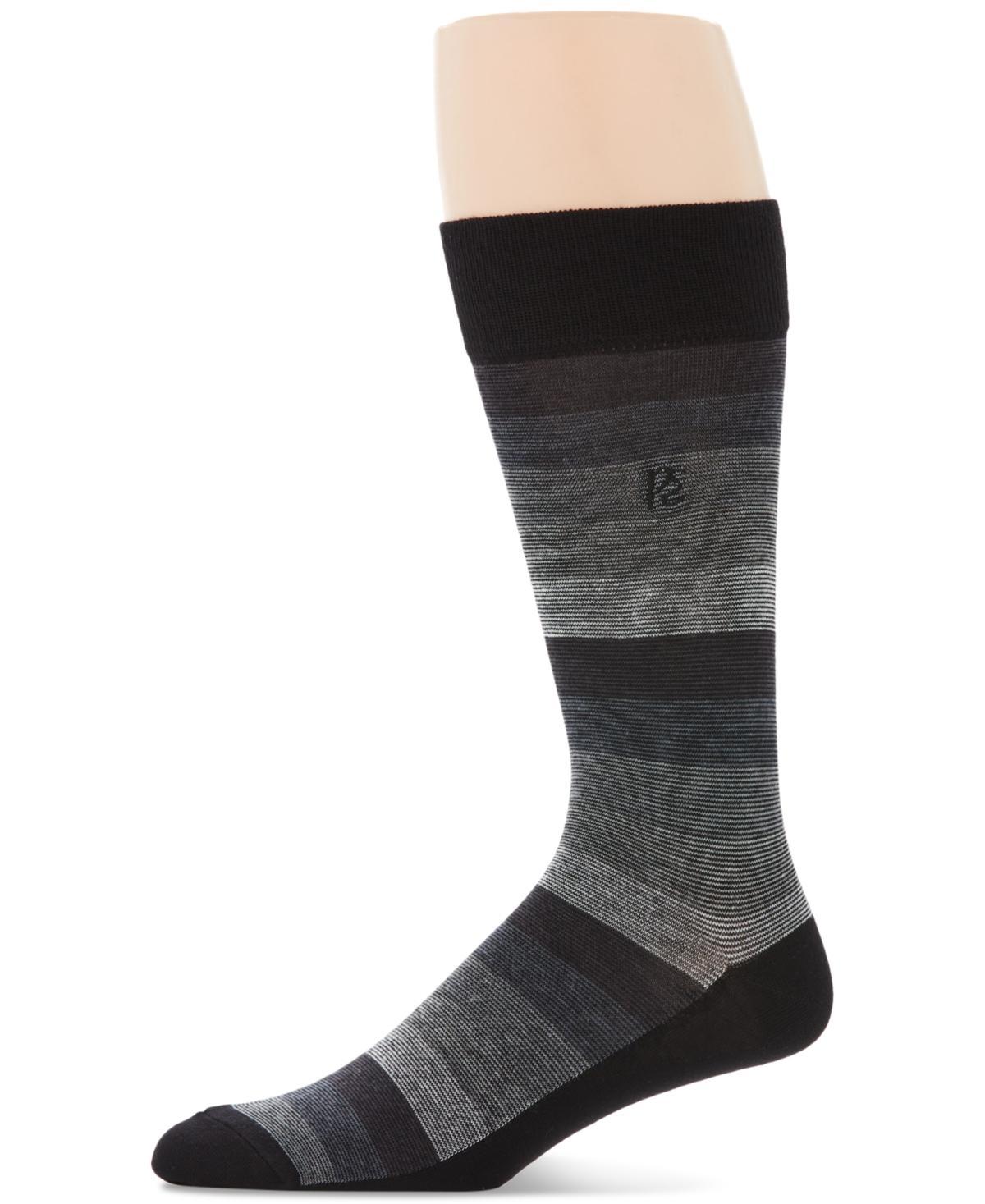 Perry Ellis Portfolio Mens Ombre Stripe Dress Socks Product Image