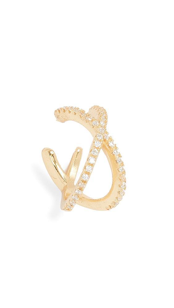 SHASHI Stacey Pave Ear Cuff | Shopbop Product Image