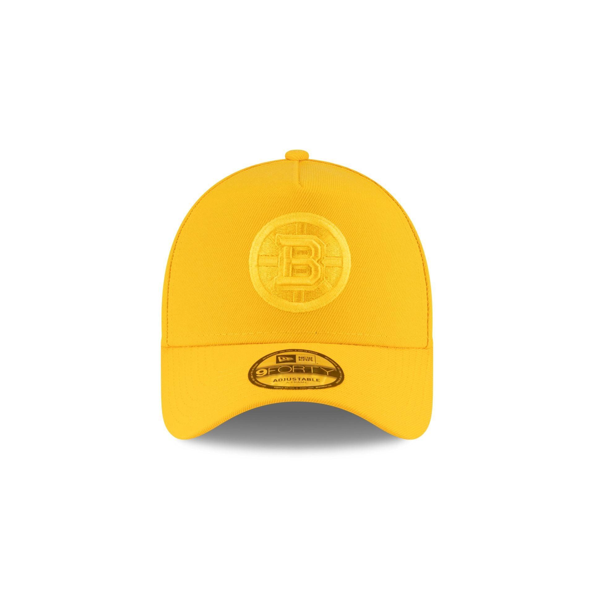 Boston Bruins Gold 9FORTY A-Frame Snapback Hat Male Product Image