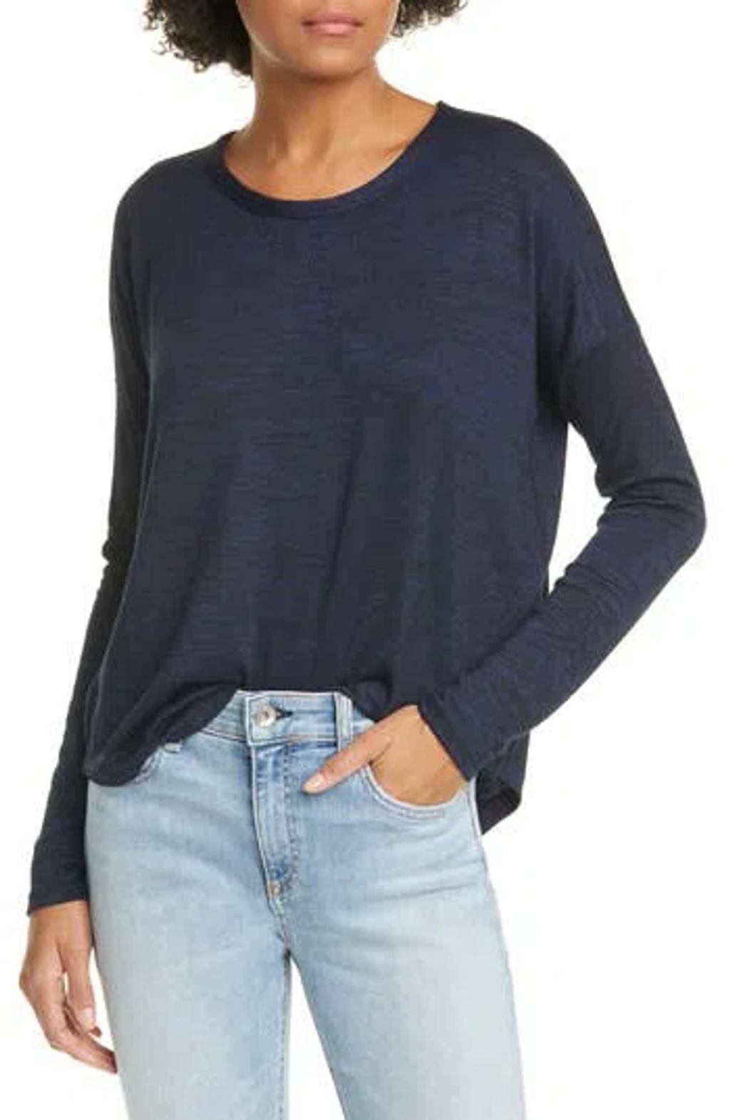 RAG & BONE Jenna Ls Top In Black Product Image