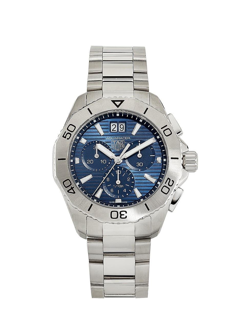 Womens Aquaracer Chronograph Stainless Steel Watch/40MM Product Image