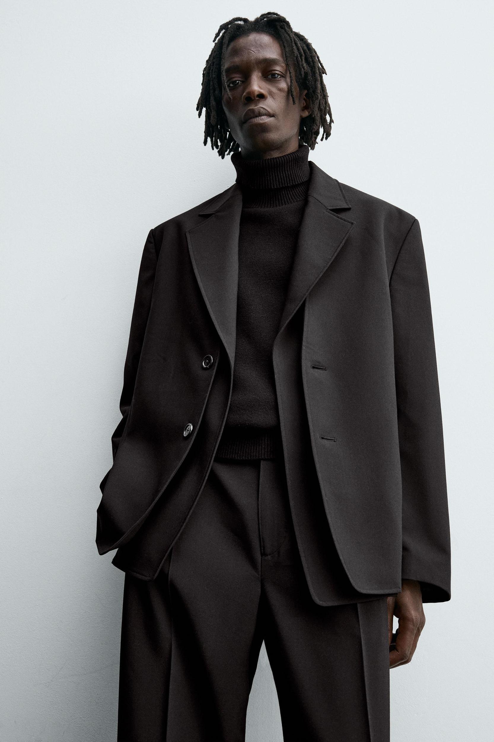 SUIT JACKET WITH REMOVABLE LAPEL Product Image