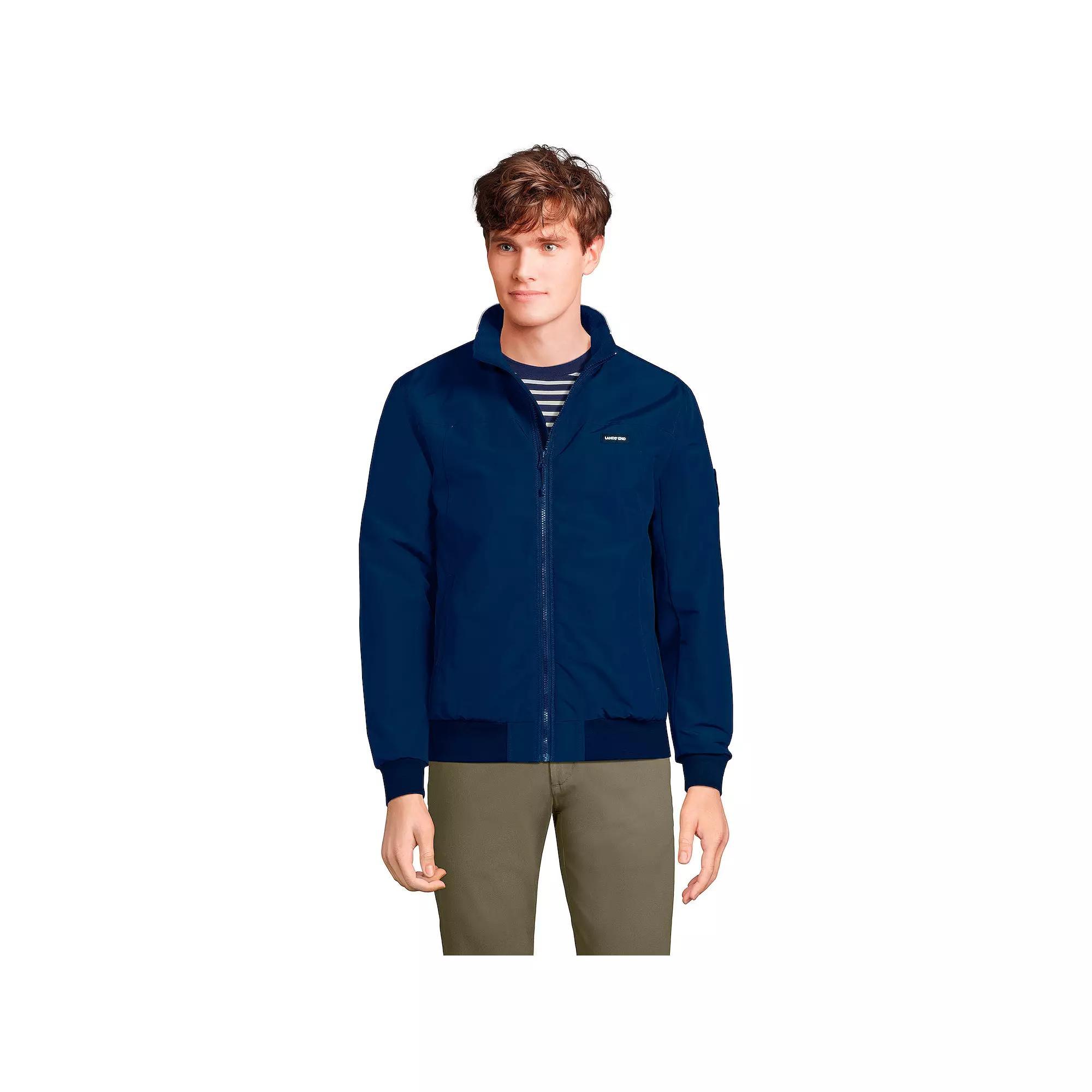 Big & Tall Lands' End Classic Squall Bomber Jacket, Men's,  Product Image