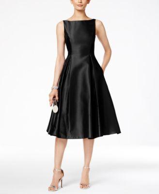 Adrianna Papell Boat-Neck A-Line Dress Product Image