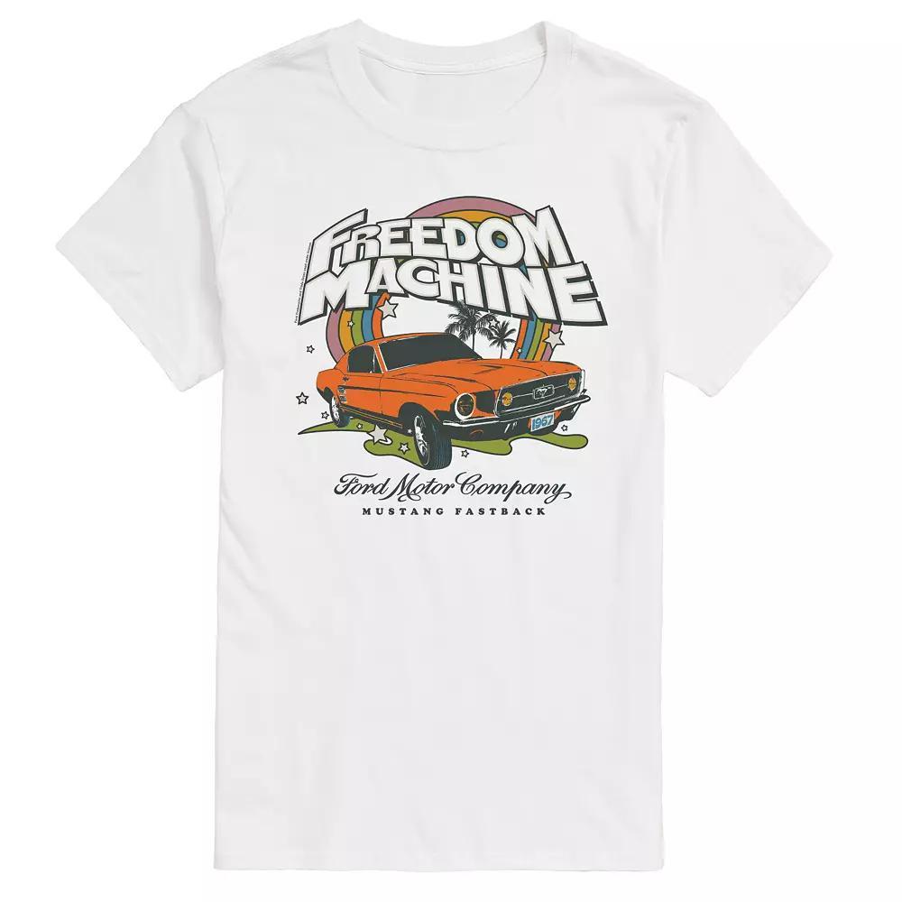 Big & Tall Ford Freedom Machine Retro Graphic Tee, Men's,  Product Image