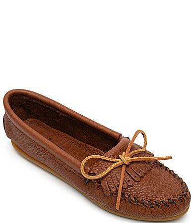 Minnetonka Deerskin Kilty Moccasins Product Image