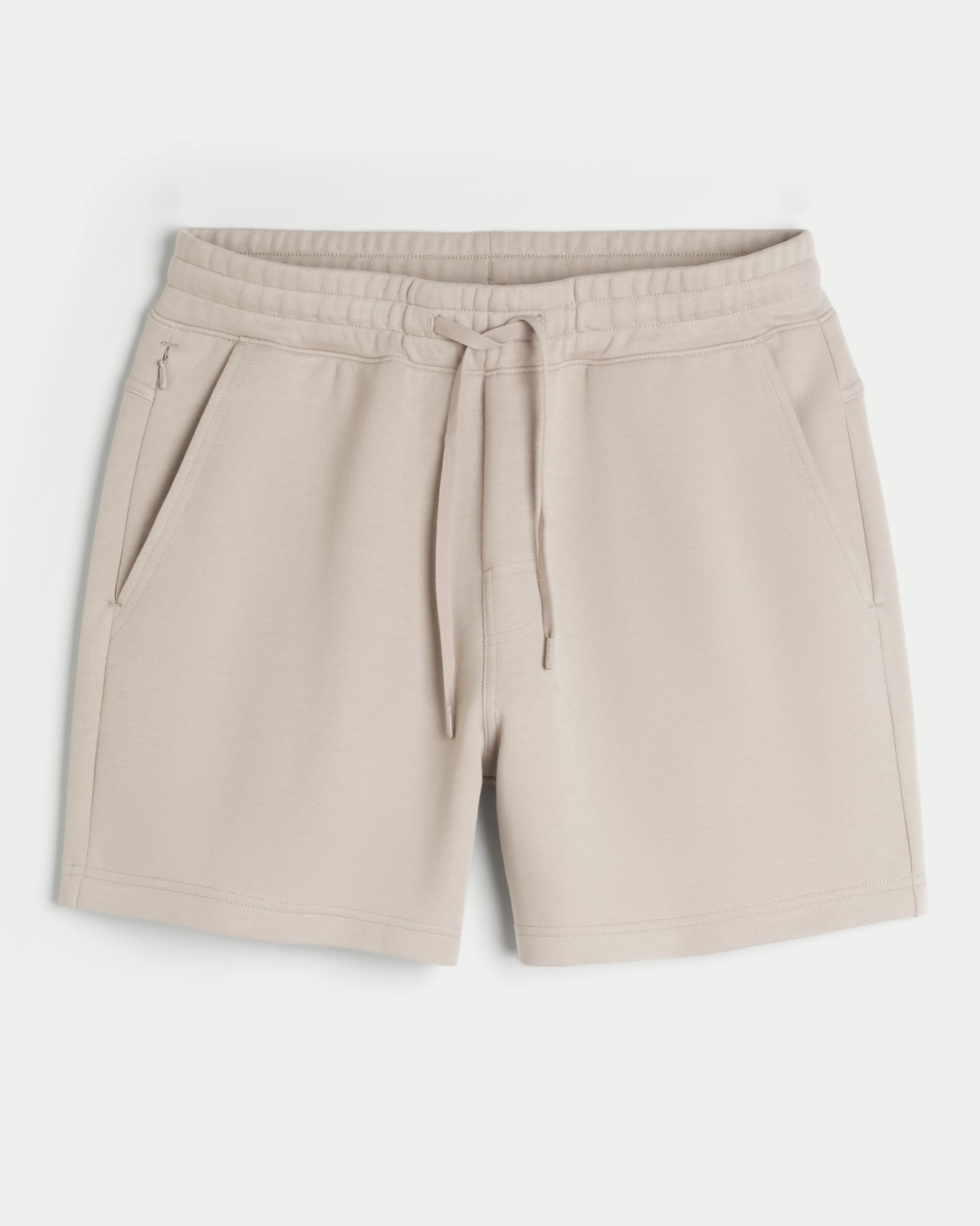 Mid-Thigh Cooling Fleece Shorts Product Image