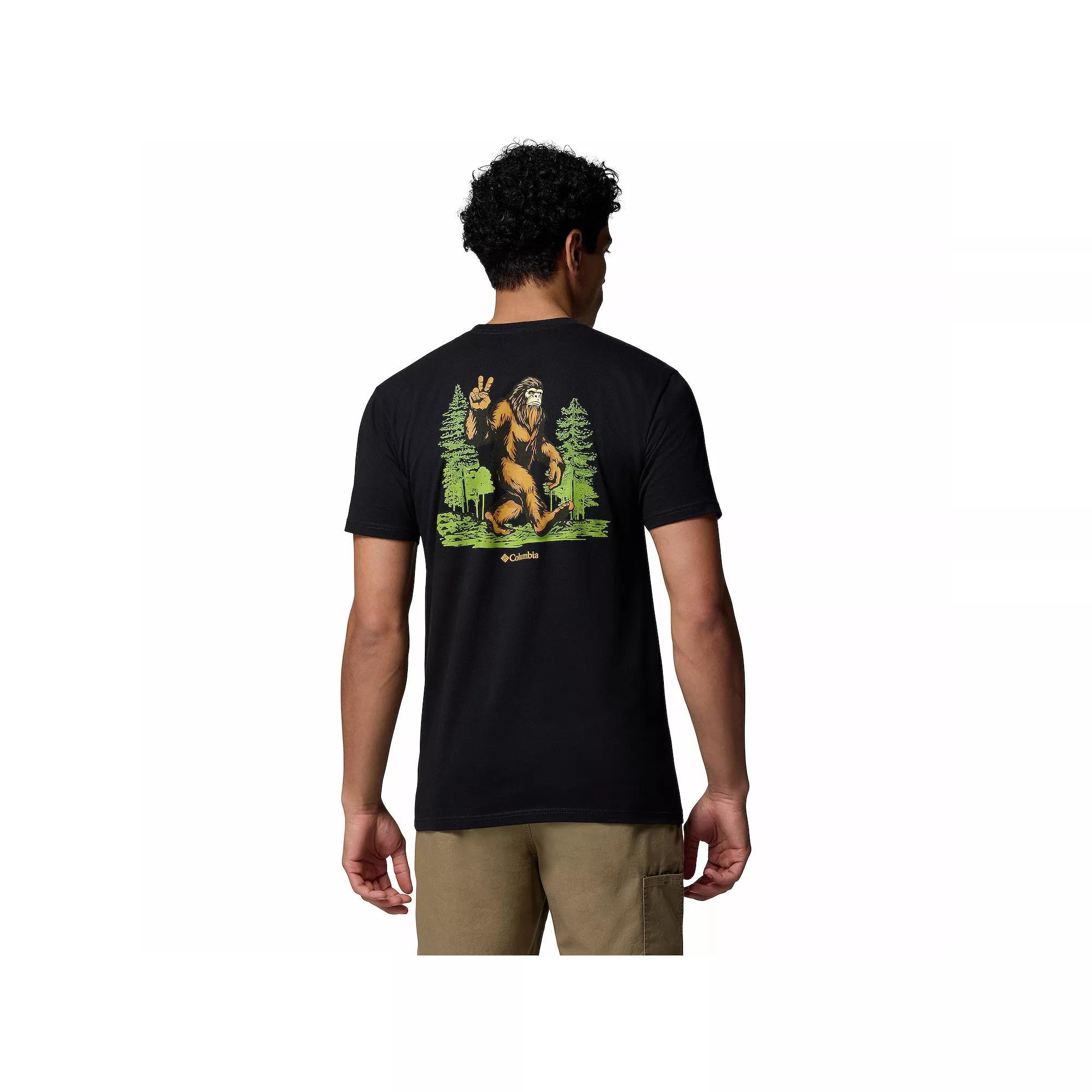 Men's Columbia Short Sleeve Graphic Tee, Size: XXL, Black Product Image