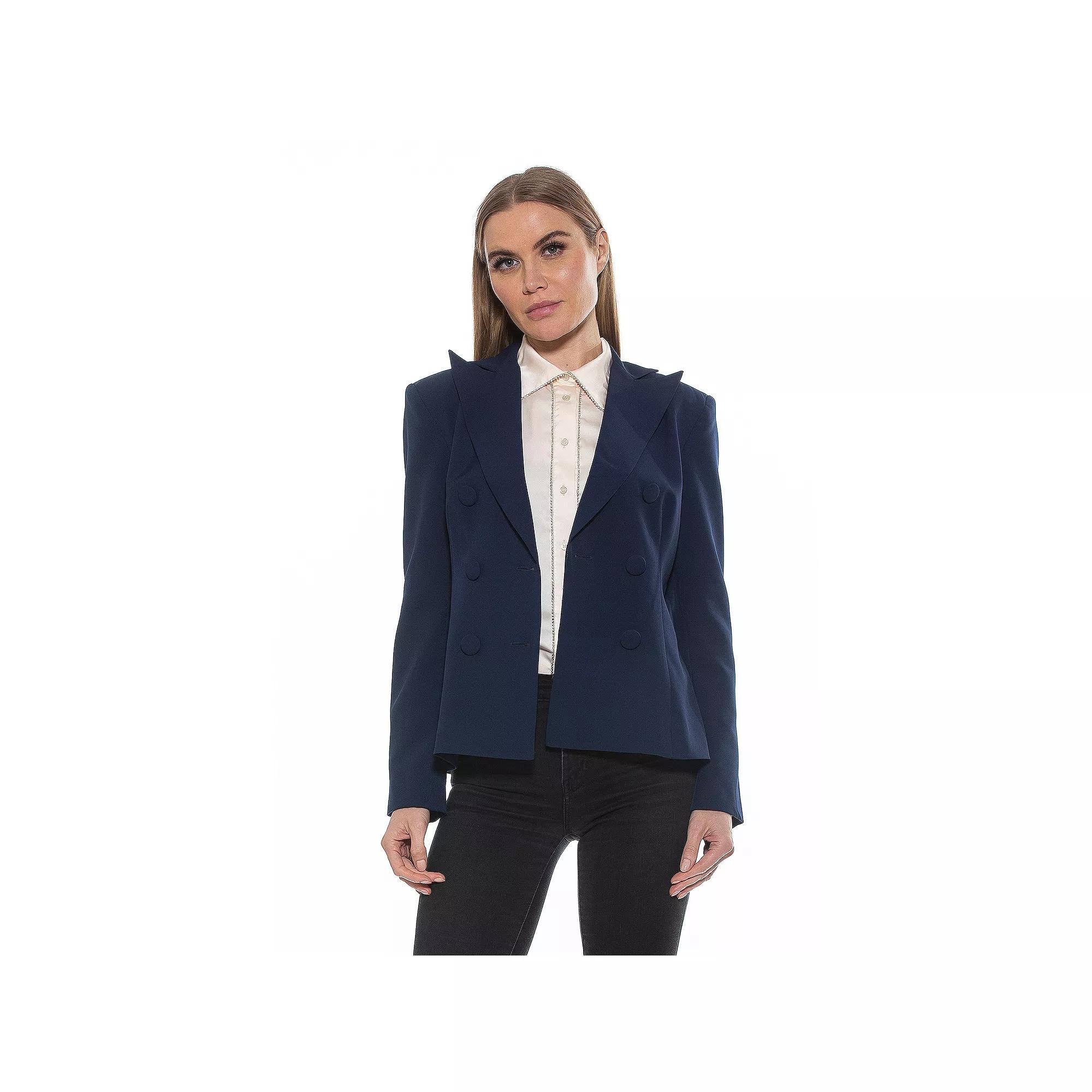 Women's ALEXIA ADMOR Lianne Classic Structured Blazer with Shoulder Pads,  Product Image