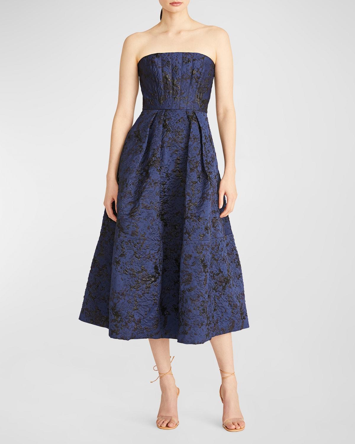 Ml Monique Lhuillier Isabel Jacquard Midi Dress Product Image