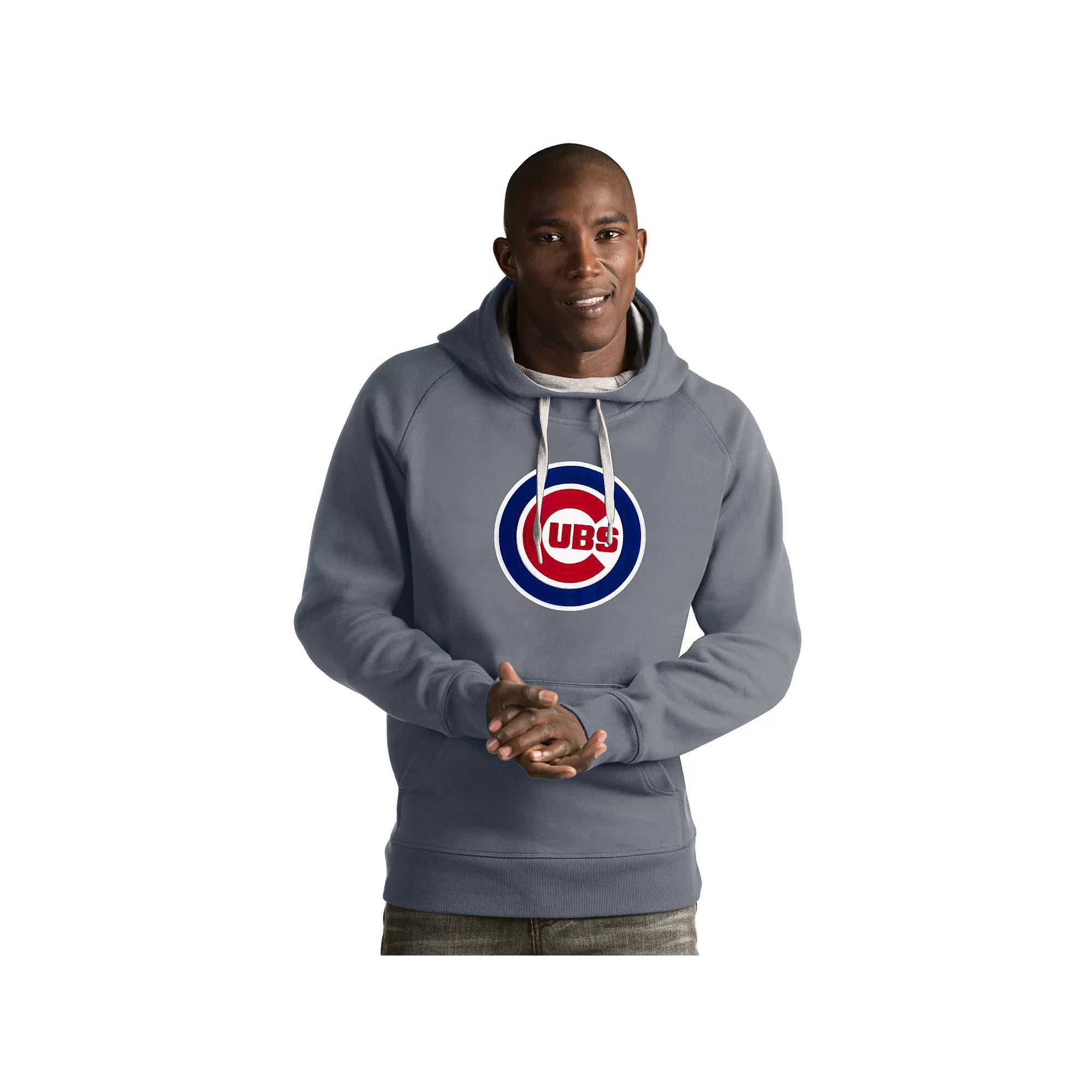 Mens Antigua Chicago Cubs Victory Logo Hoodie Product Image