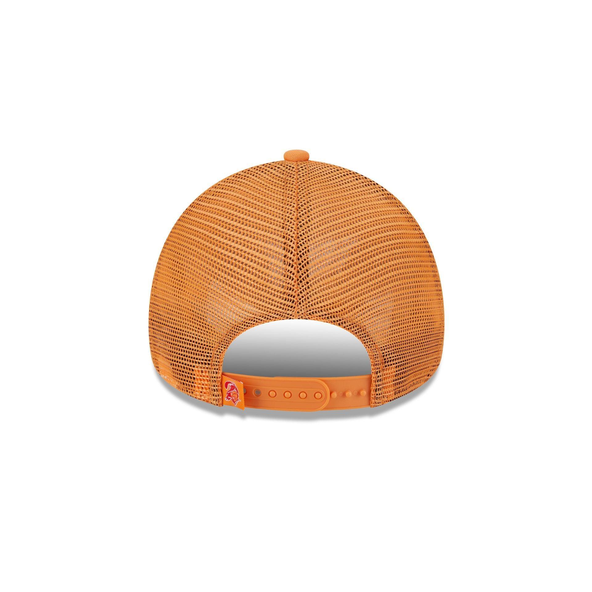 Tampa Bay Buccaneers Distressed 9FORTY A-Frame Trucker Hat Male Product Image