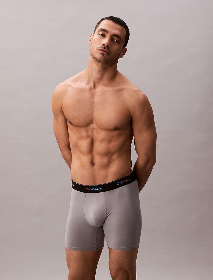 Microfiber Stretch Pride Boxer Brief Product Image