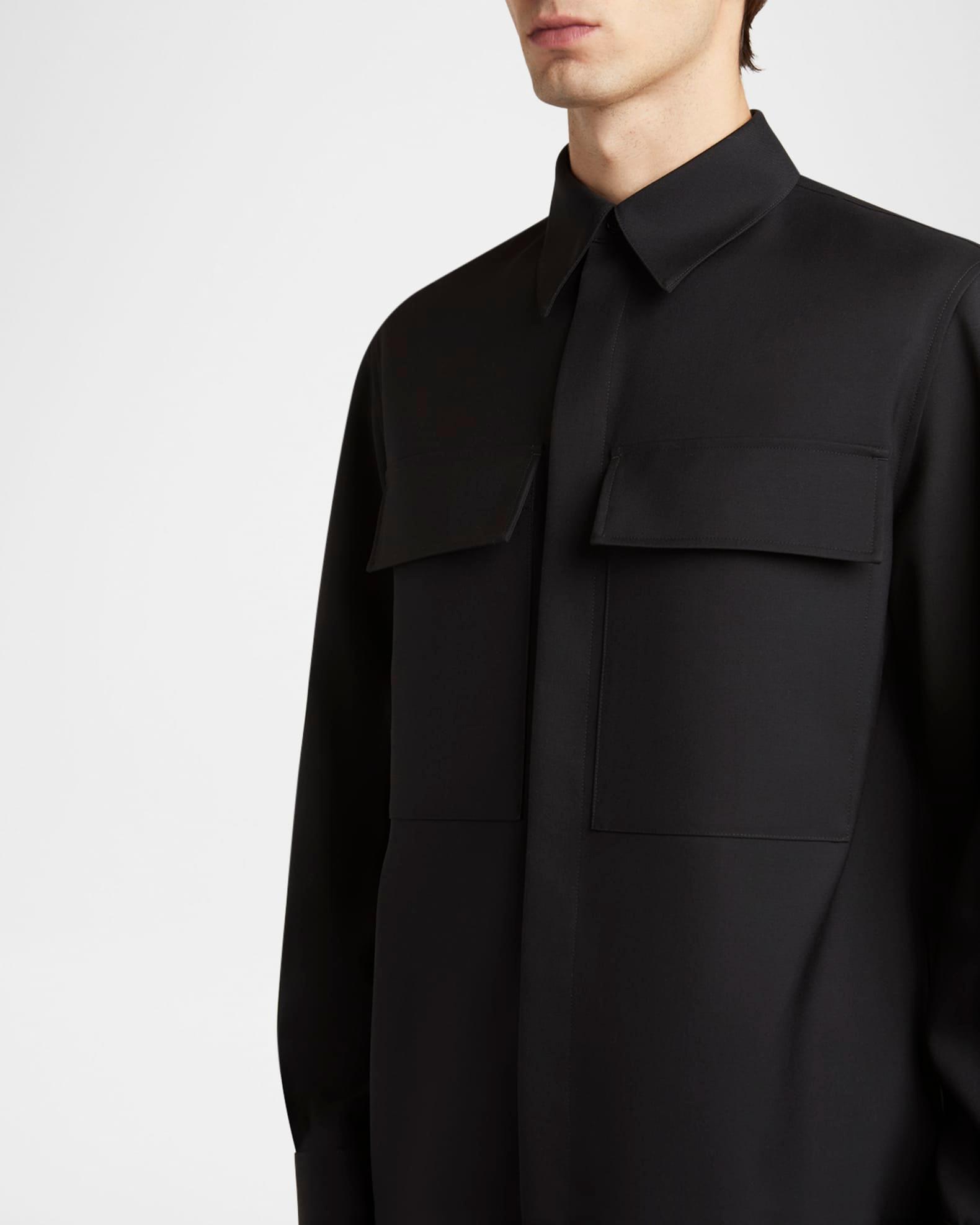 Men's Wool Two-Pocket Work Shirt Product Image