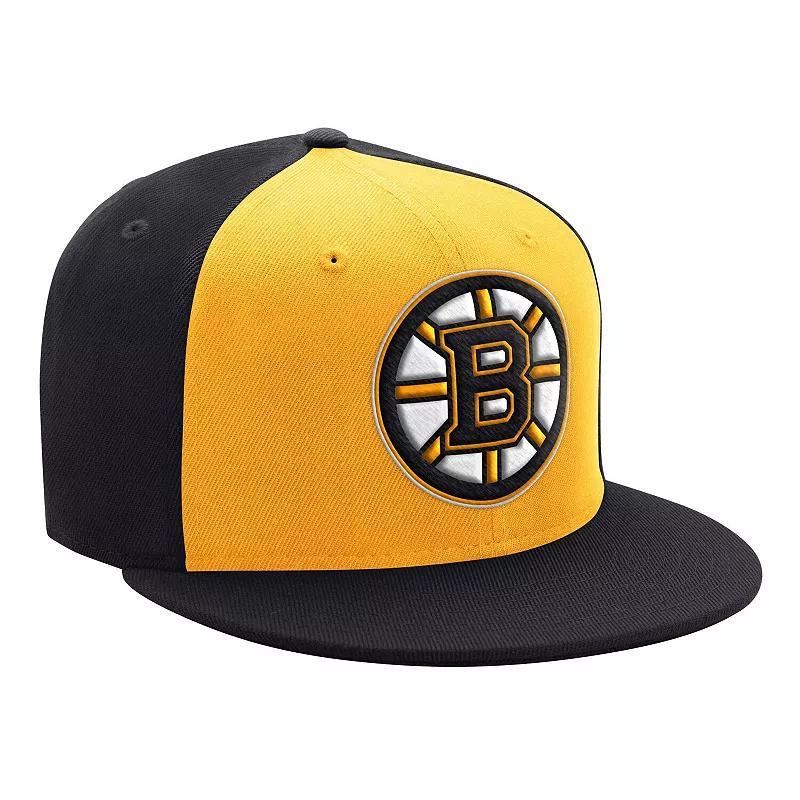 Mens Starter /Gold Boston Bruins Primary Logo Two-Tone Adjustable Hat Product Image