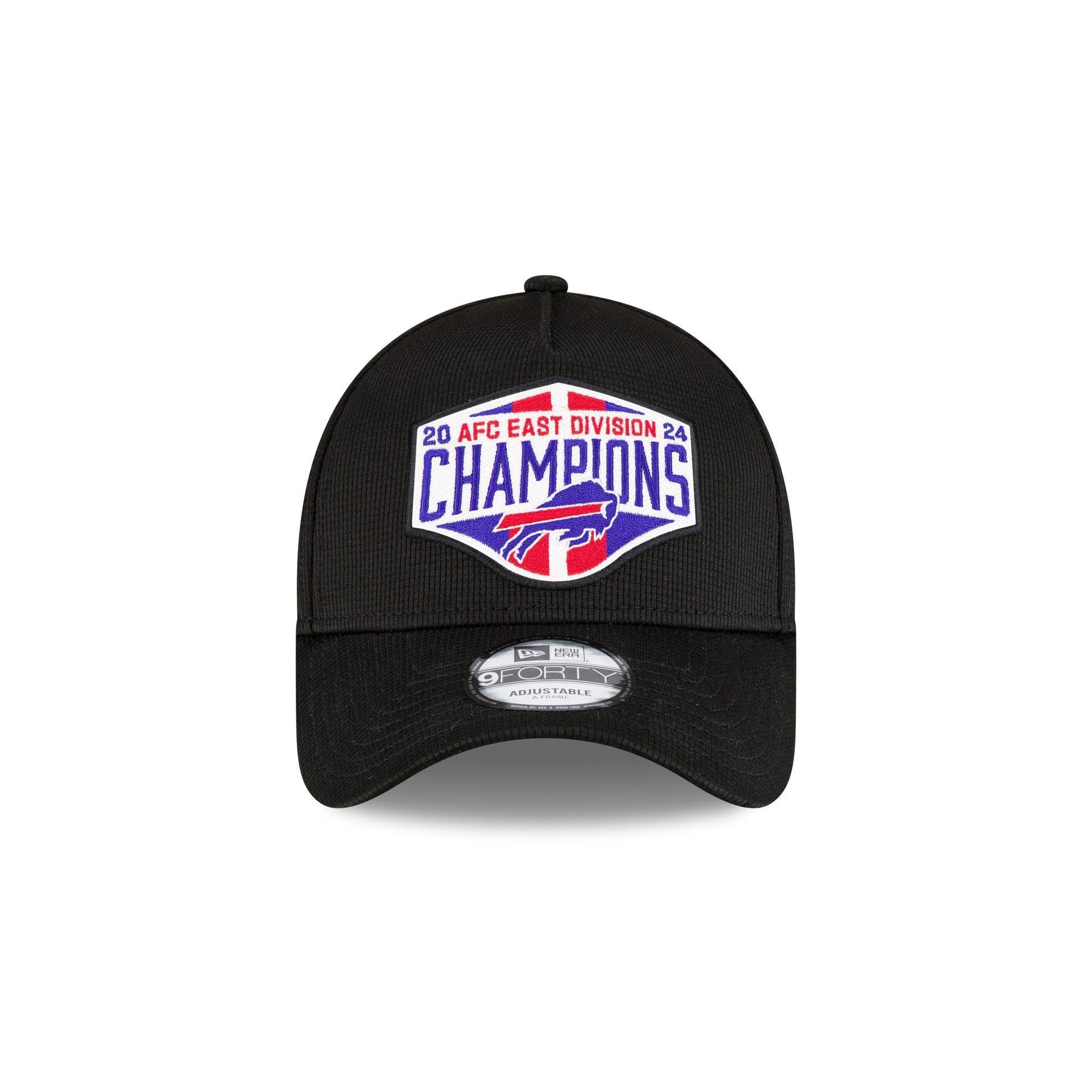 Buffalo Bills 2024 Division Champion Locker Room 9FORTY A-Frame Snapback Hat Male Product Image