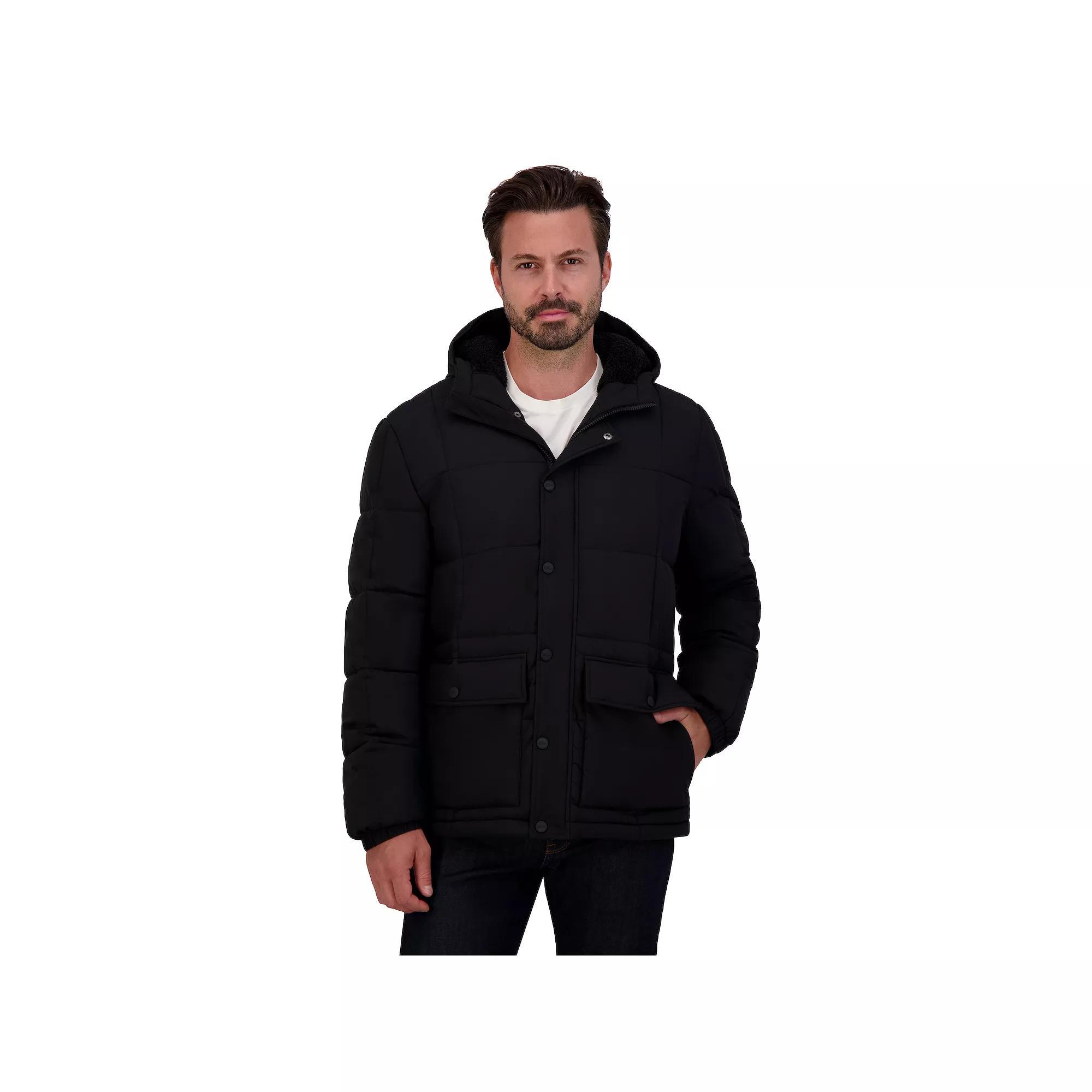 Men's ZeroXposur Quilted Heavy Weight Puffer Jacket, Size: Small, Black Product Image