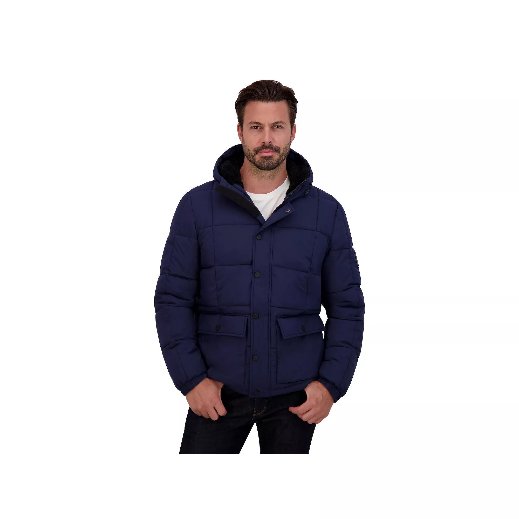Men's ZeroXposur Quilted Heavy Weight Puffer Jacket, Size: Small, Blue Product Image