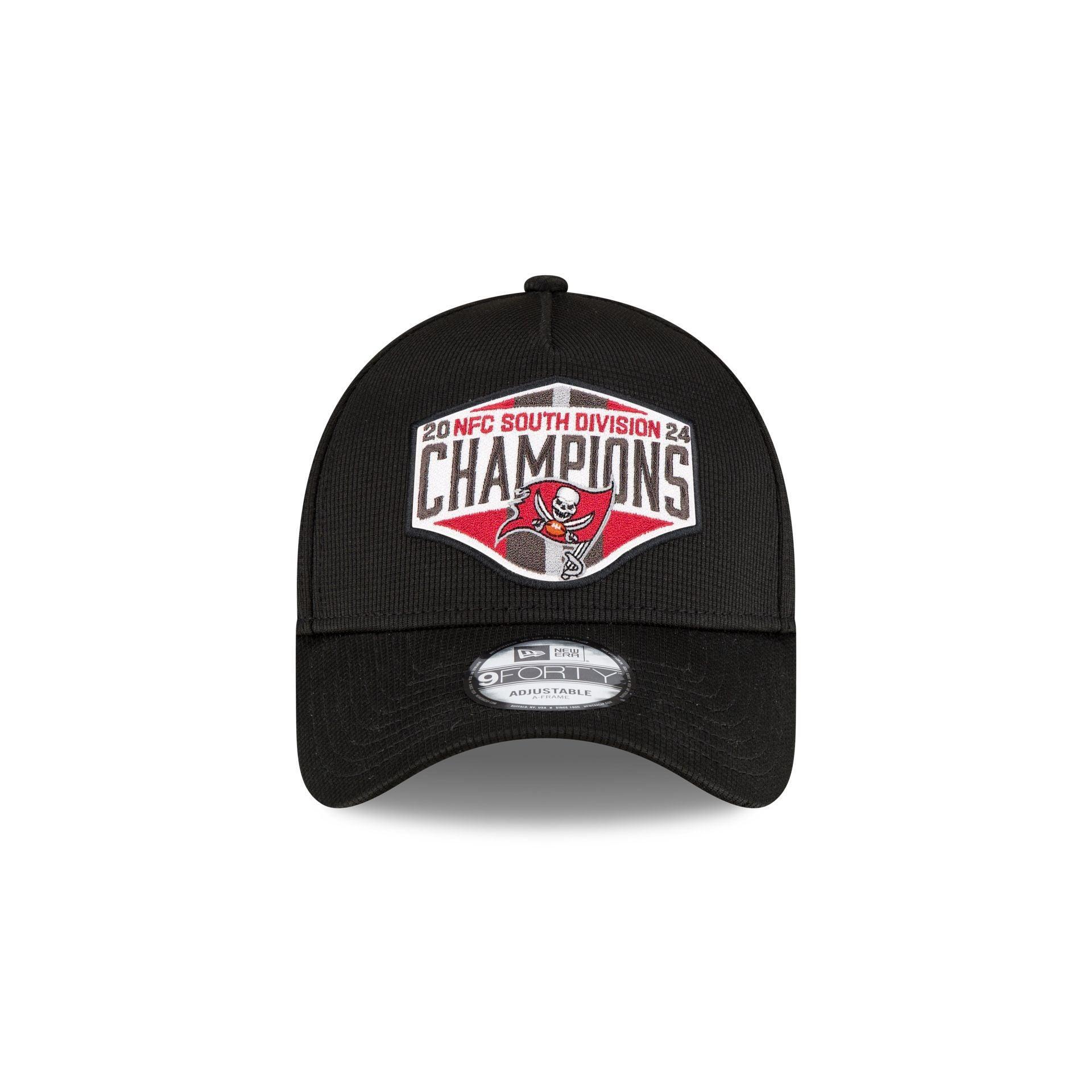 Tampa Bay Buccaneers 2024 Division Champion Locker Room 9FORTY A-Frame Snapback Hat Male Product Image