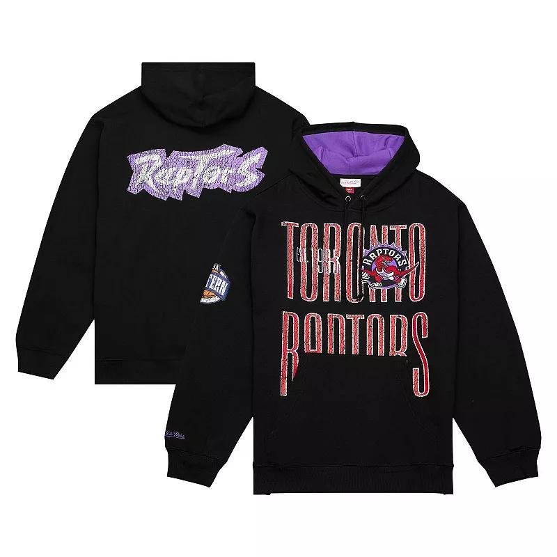 Mens Mitchell & Ness Black Toronto Raptors Hardwood Classics OG 2.0 Pullover Hoodie Product Image