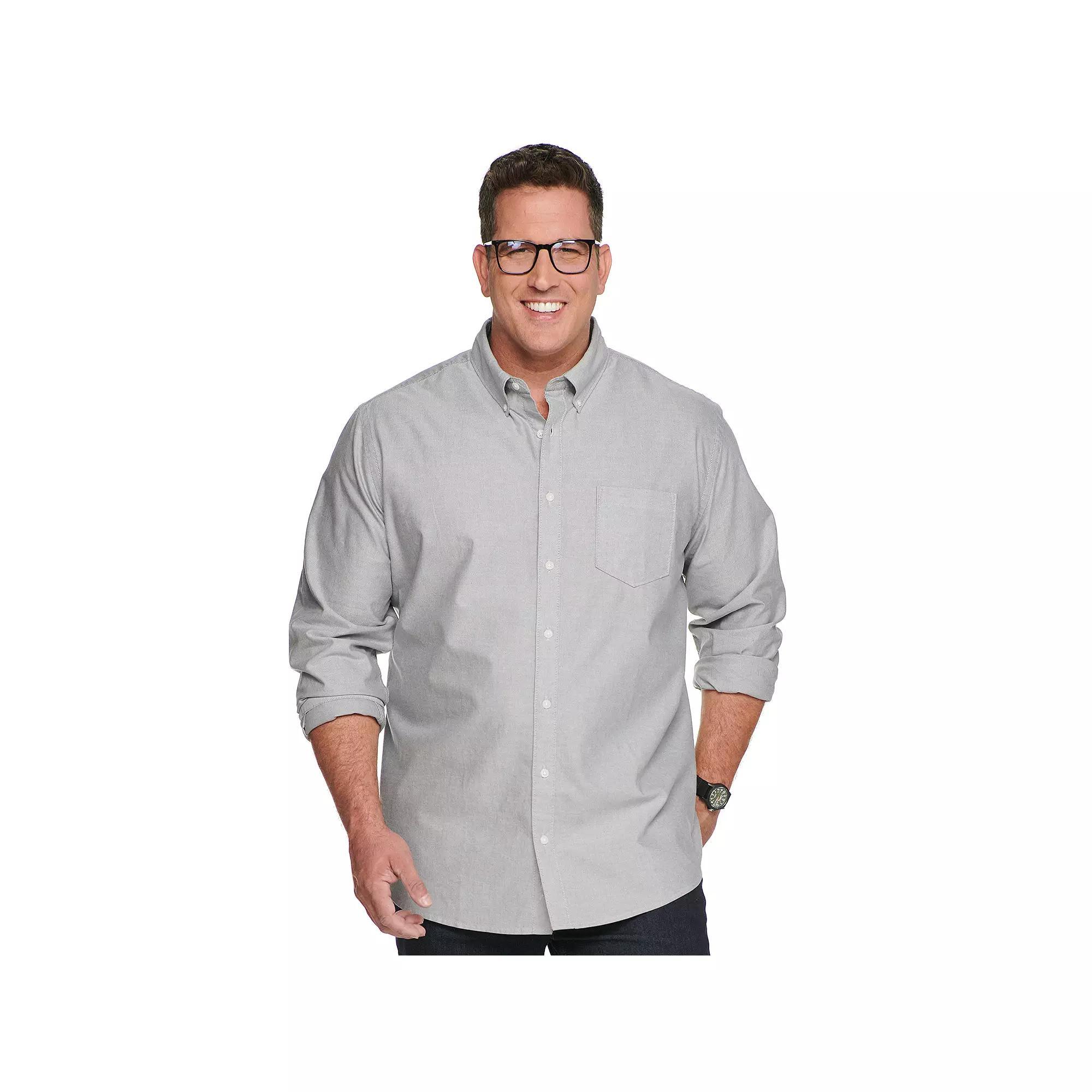 Big & Tall Sonoma Goods For Life® Perfect Length Button-Down Shirt, Men's,  Product Image
