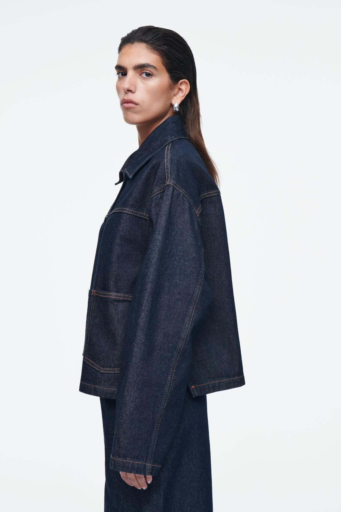 RAW DENIM JACKET Product Image