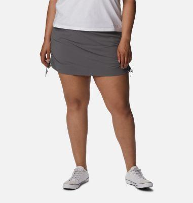 Plus Size Columbia Anytime Casual Ruched Skort, Womens Product Image