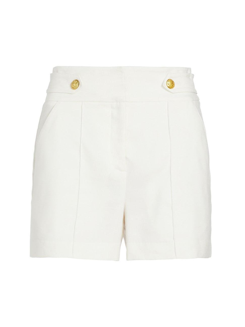 Womens Runo Linen-Blend Shorts Product Image