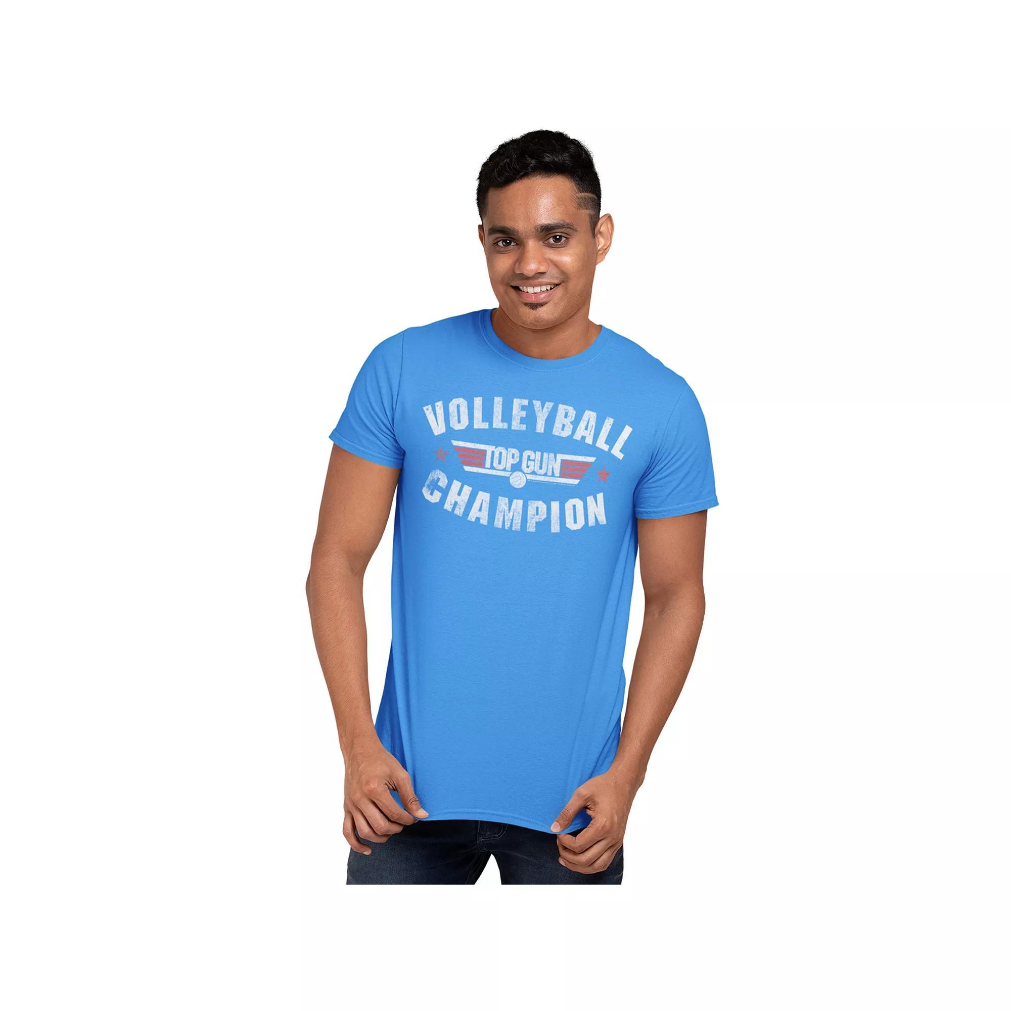 Men's Top Gun Volleyball Champion Tee, Size: Small, Royal Product Image