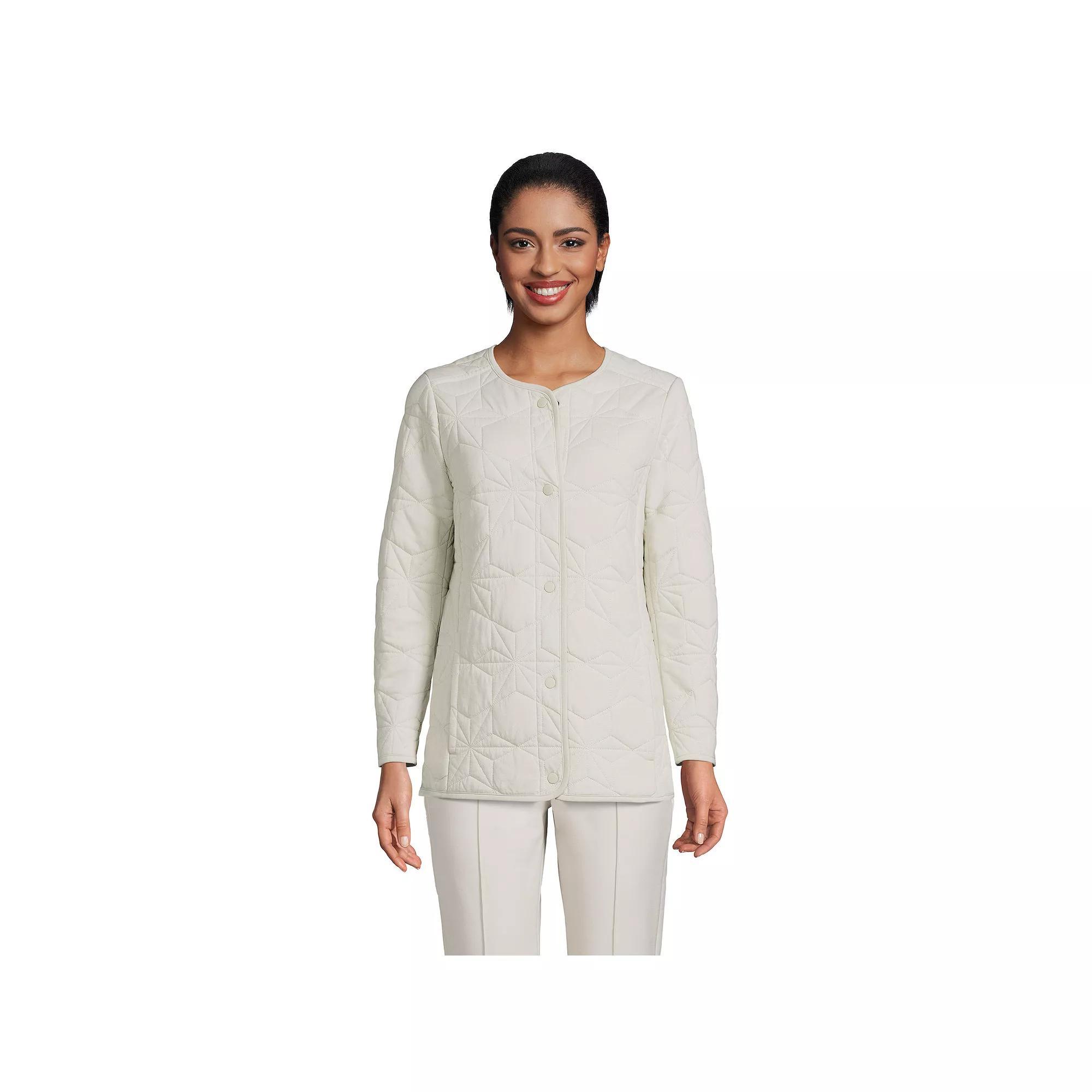 Women's Lands' End Insulated Cotton Long Jacket,  Product Image