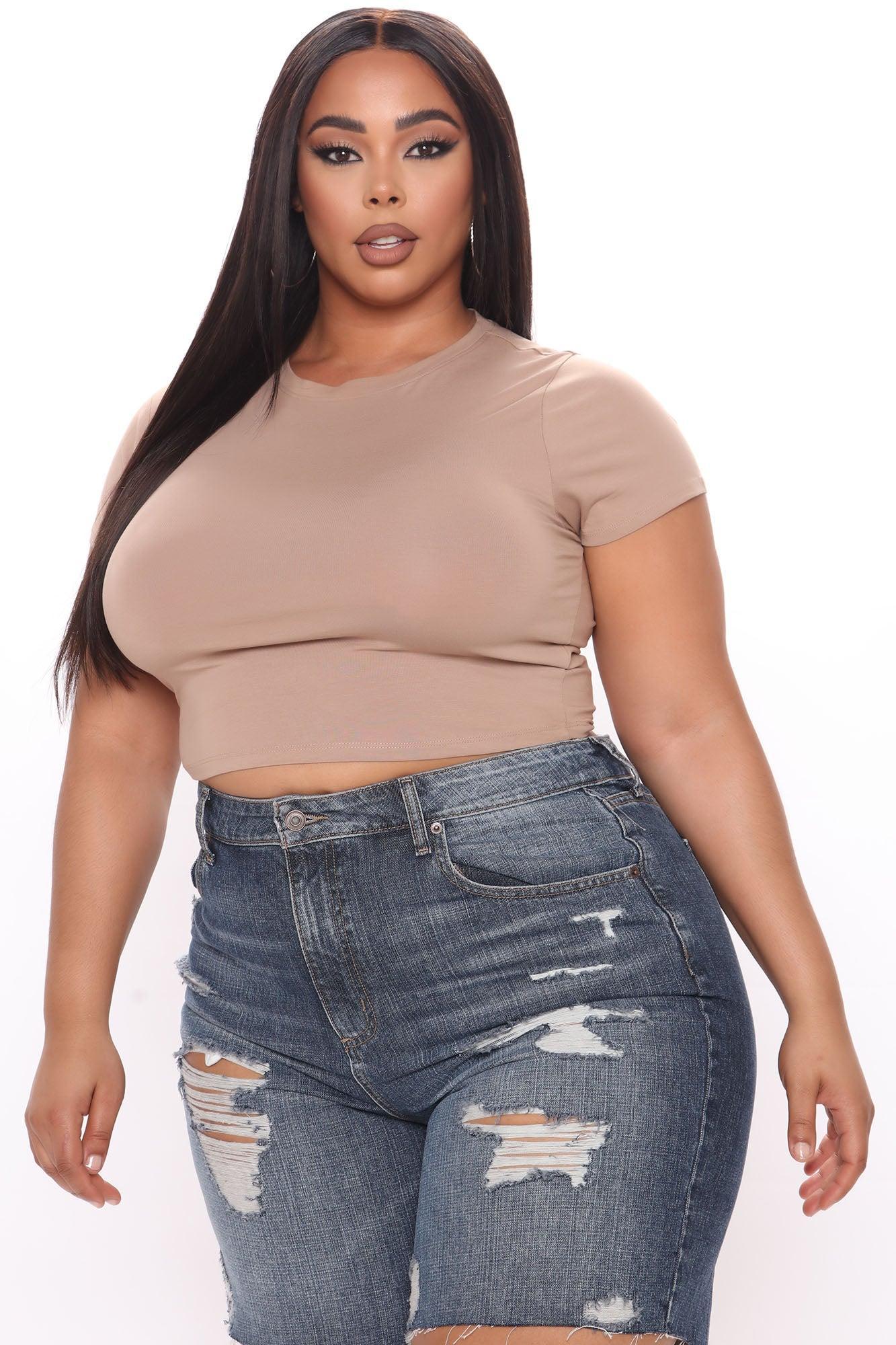 Robin Crop Top - Mocha Product Image