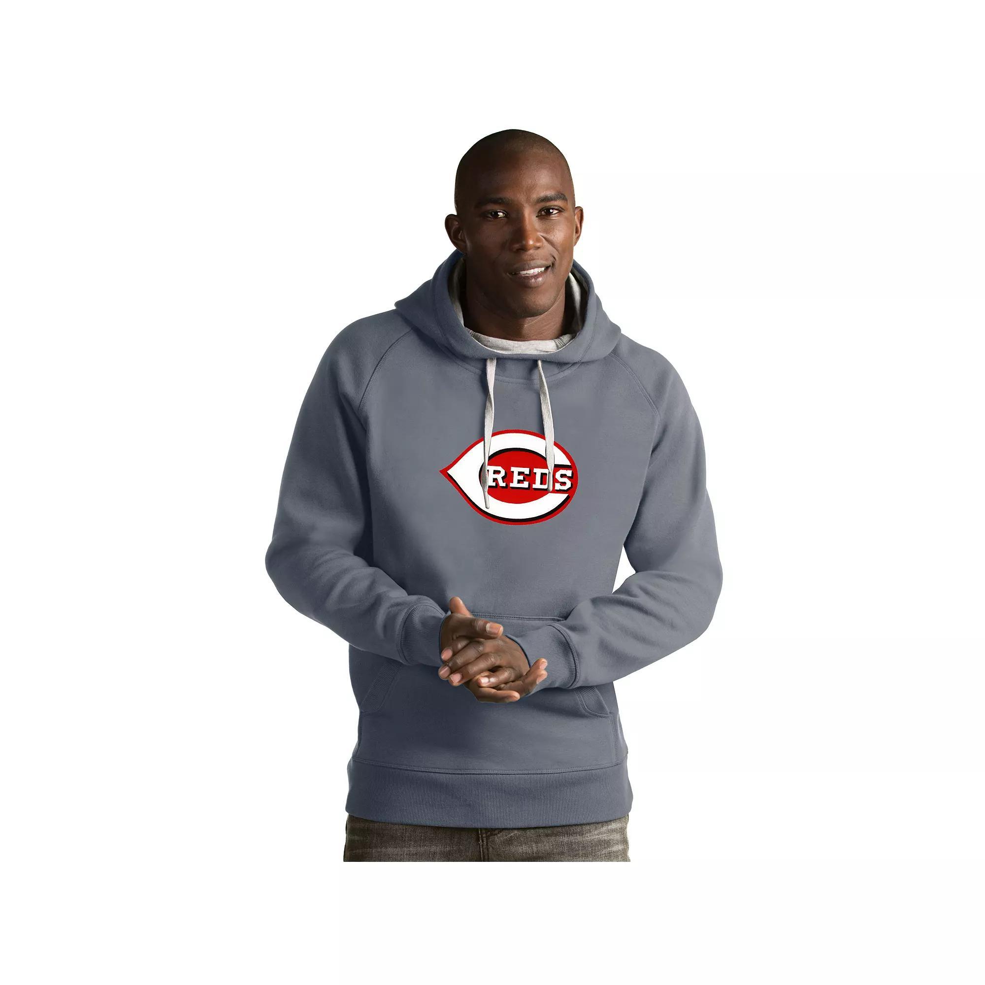 Men's Antigua Cincinnati Reds Victory Logo Hoodie,  Product Image