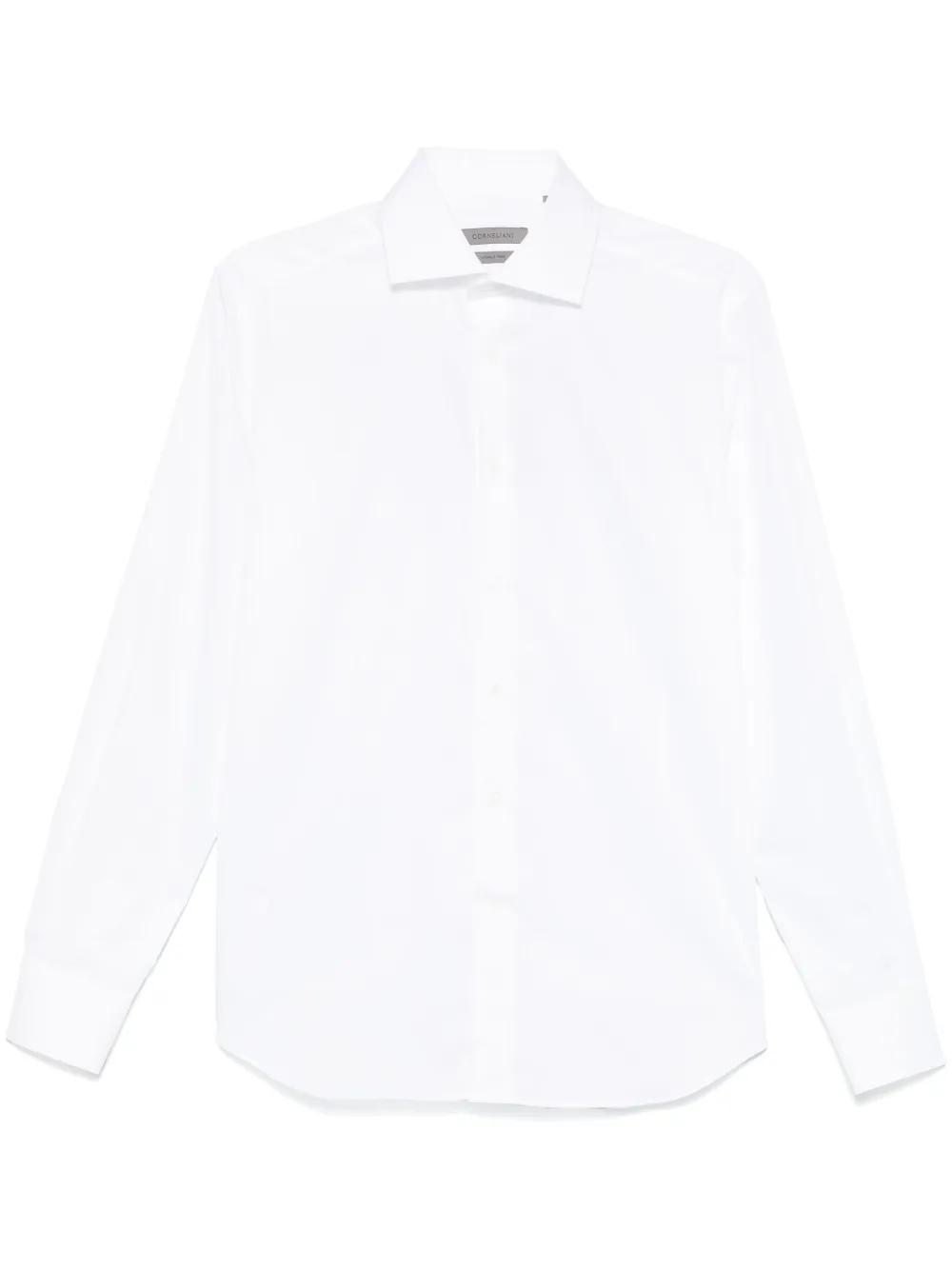 CORNELIANI Cotton Shirt In White Product Image