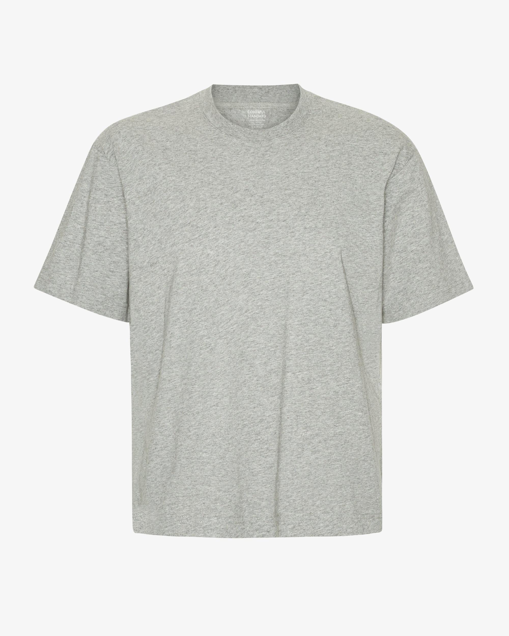 Oversized Organic T-Shirt - Heather Grey Product Image