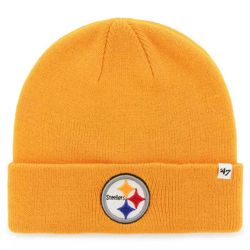 Mens 47 Pittsburgh Steelers Secondary Basic Cuffed Knit Hat Product Image