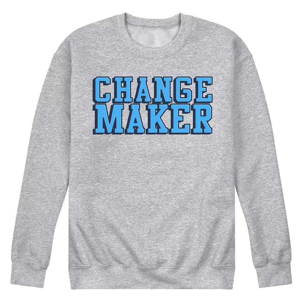 Men's Change Maker Fleece Sweatshirt, Size: Small, Grey Gray Product Image