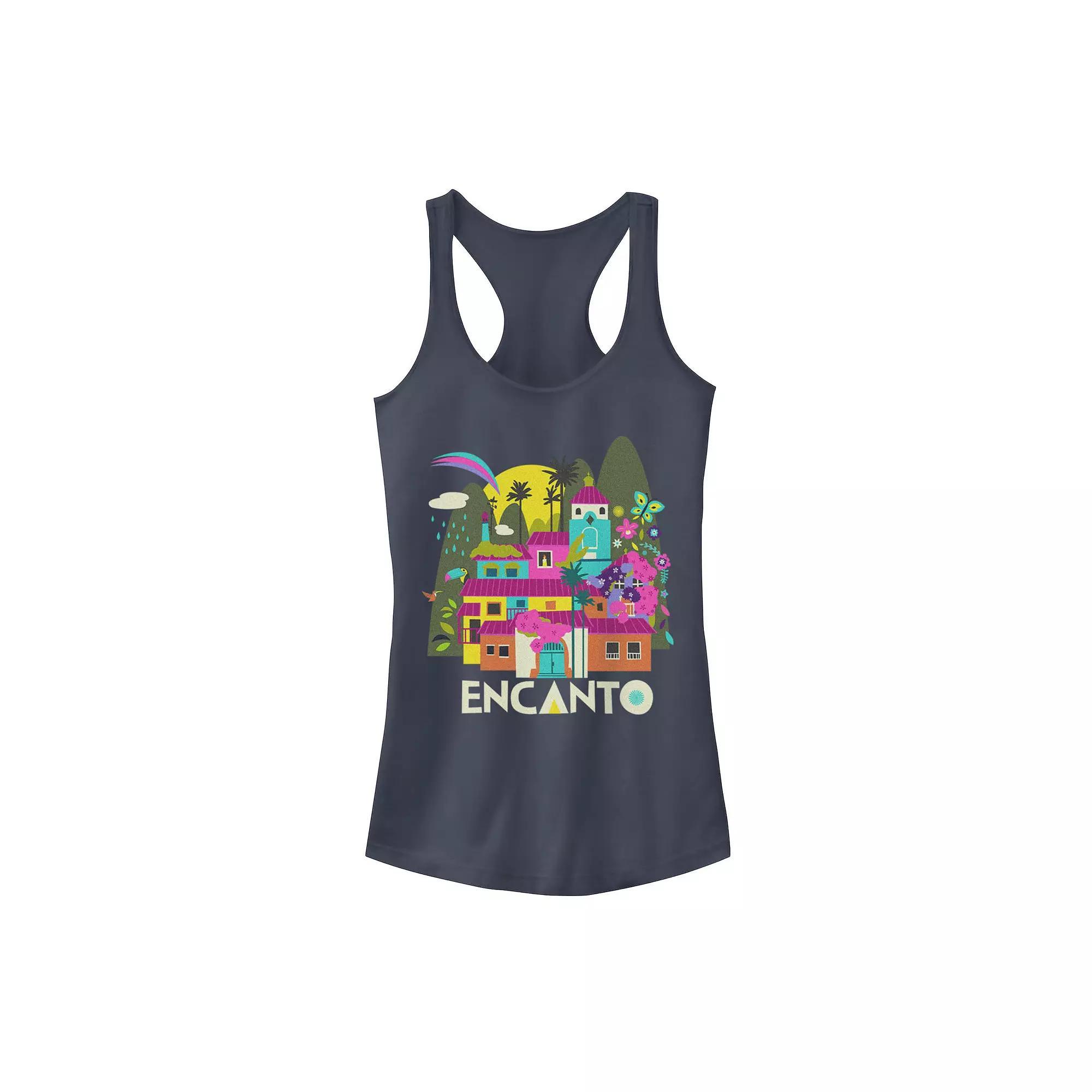 Disney's Encanto Gold Color Pop Juniors' Racerback Tank Top, Girl's, Size: Small, Blue Product Image