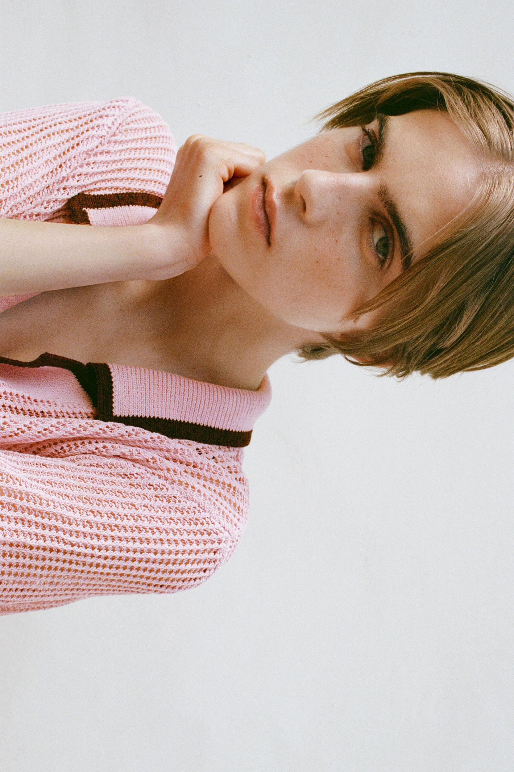 KNITTED POLO JACKET Product Image