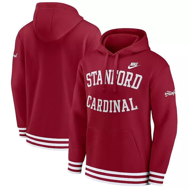 Men's Nike Cardinal Stanford Cardinal Legacy Retro Pullover Hoodie, Size: XL, Red Product Image