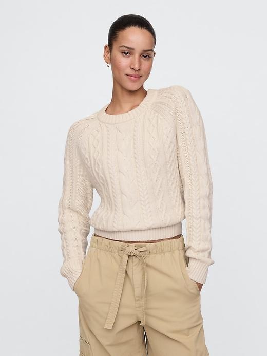 Classic Cable-Knit Sweater Product Image