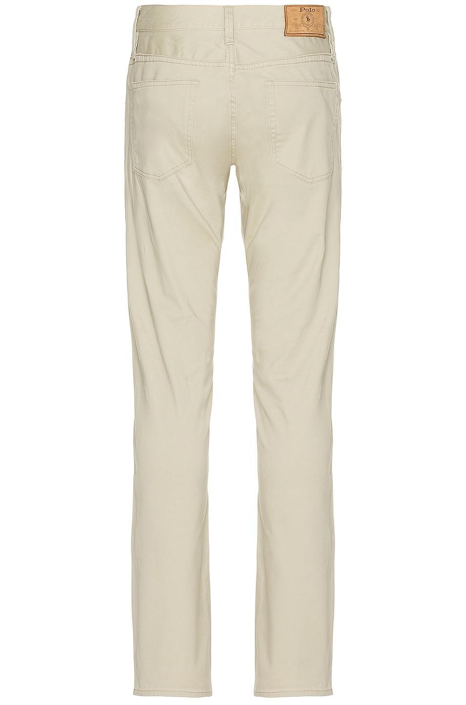 Polo Ralph Lauren 5 Pocket Sateen Chino Pant in Tan Product Image