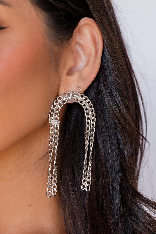 Chain U-Shaped Earrings SALE Product Image