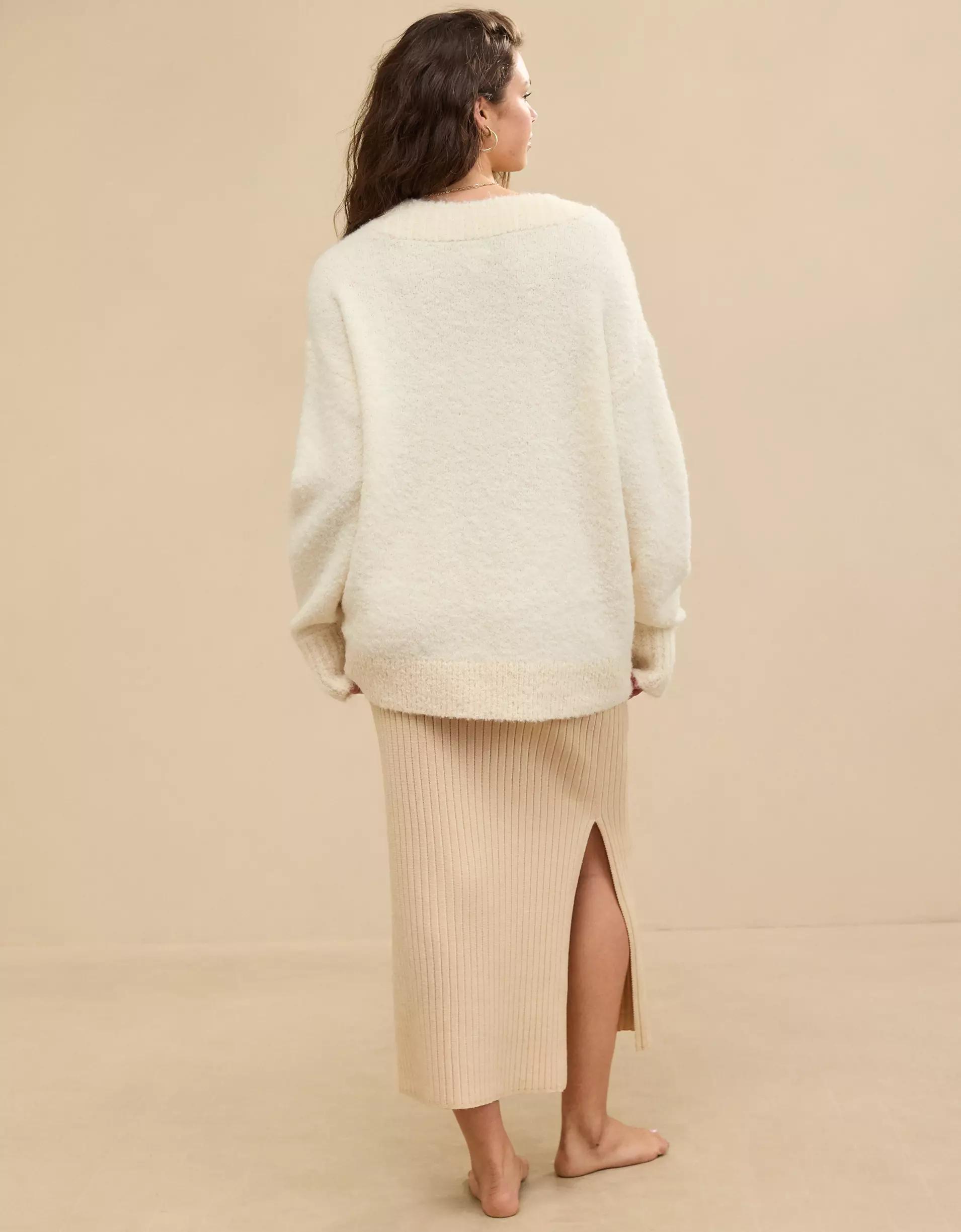 Aerie Teddy Boucle Sweater Product Image