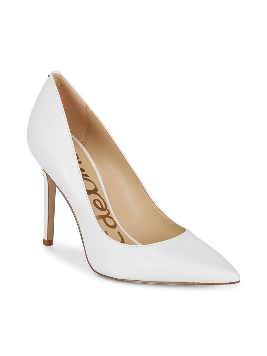 Sam Edelman Hazel Pointed Toe Pump Bright Leather Product Image