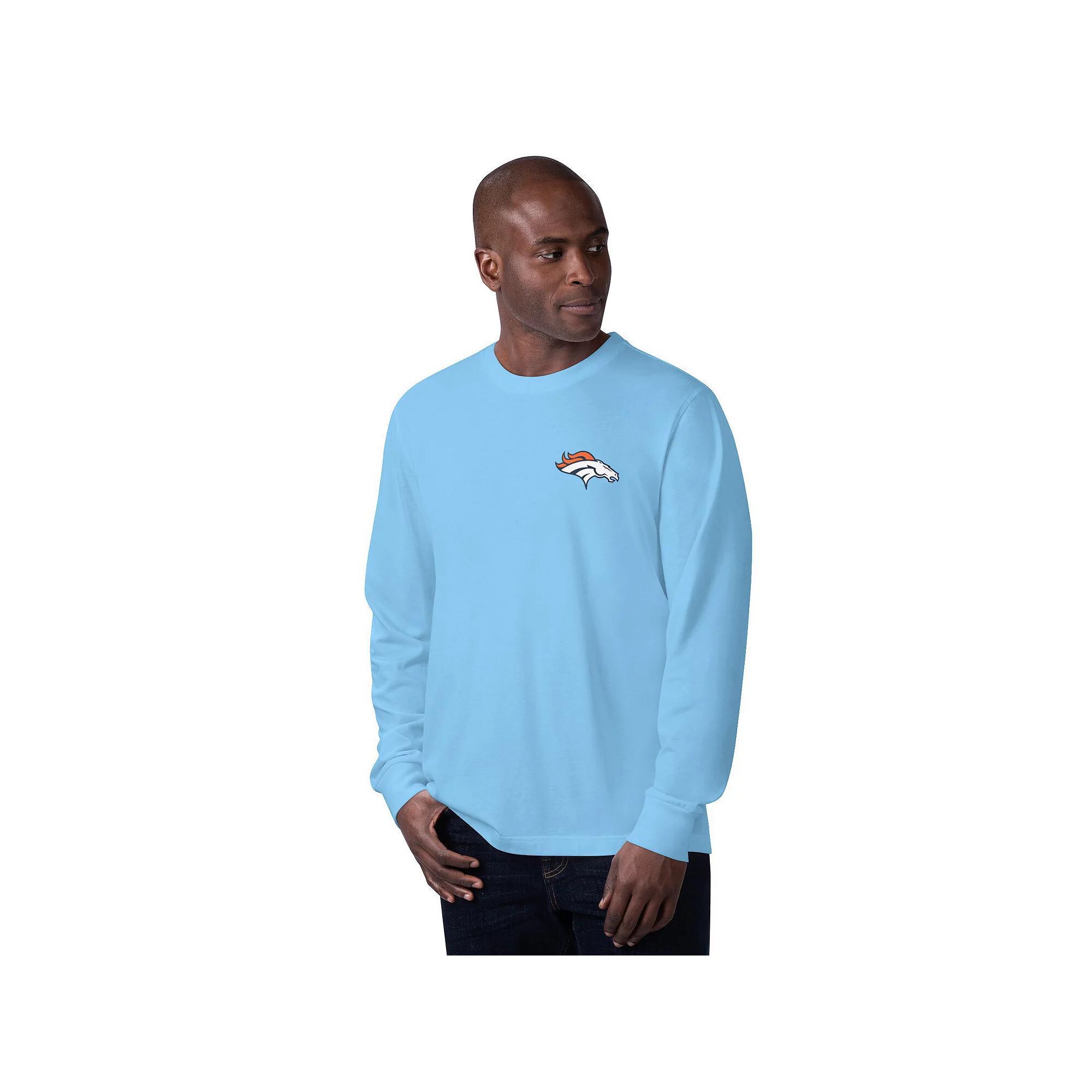 Men's Margaritaville  Blue Denver Broncos Gametime Long Sleeve T-Shirt, Size: Large Product Image